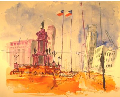 Plaza de los Heroes,Valparaiso,Chile
